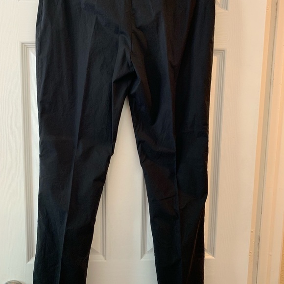 Gio Moretti Italian black cotton slacks - Picture 2 of 4